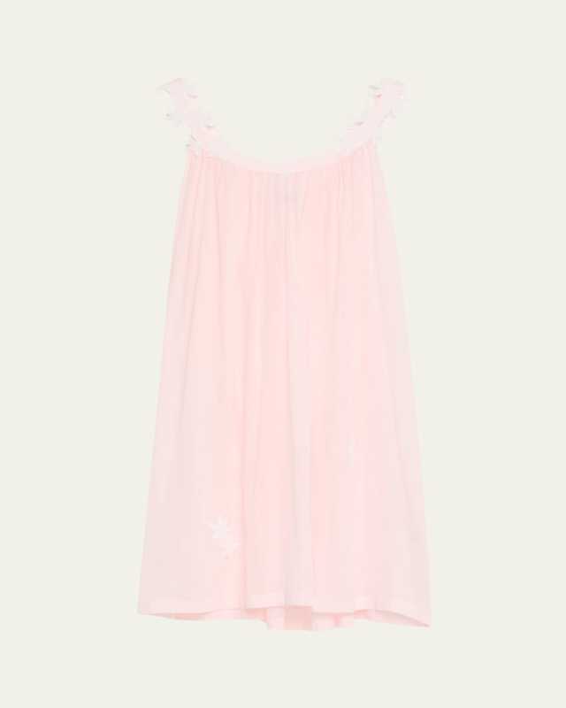 Camilla 1 Lace-Trim Cotton Babydoll